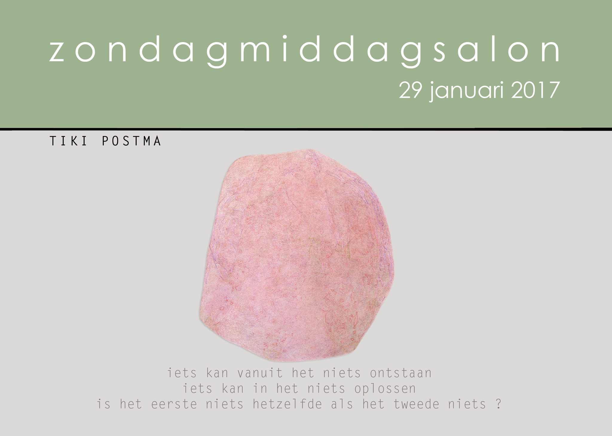 Zondagmiddagsalon Tiki Postma