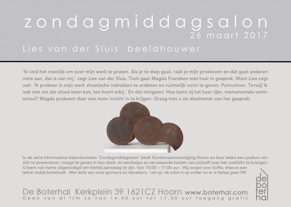 Zondagmiddagsalon Lies van der Sluis