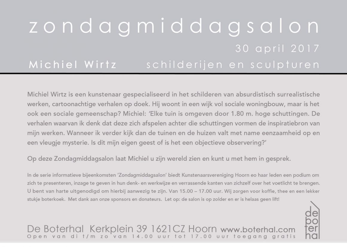 Zondagmiddagsalon Michiel Wirtz