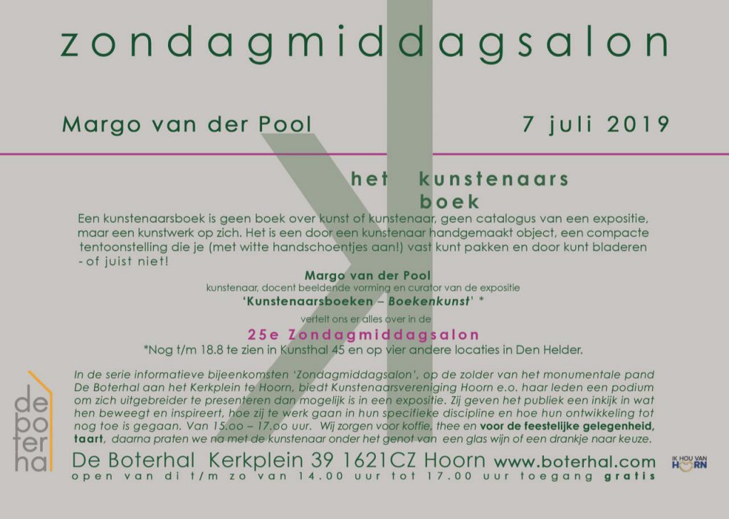 Zondagmiddagsalon Margo van der Pool