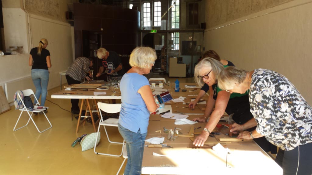 workshop Maja de Haan glas in lood